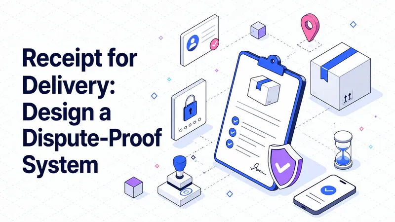 Receipt for Delivery: Design a Dispute-Proof System